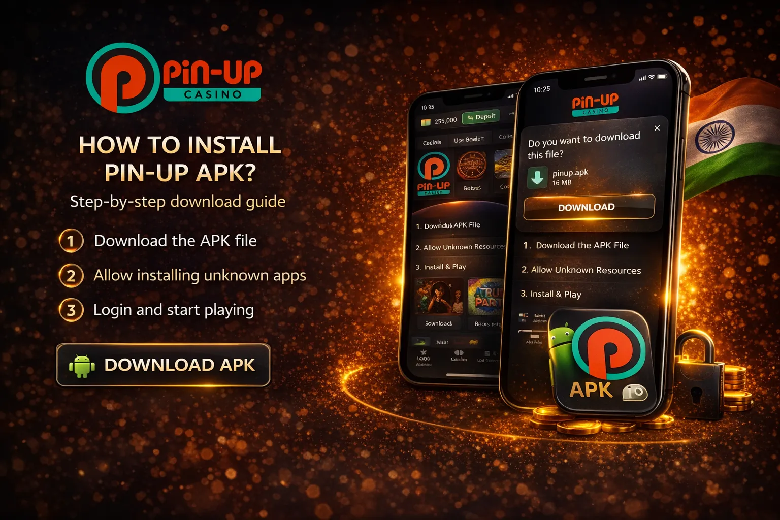 Download Pin Up APK for Android India — installation guide